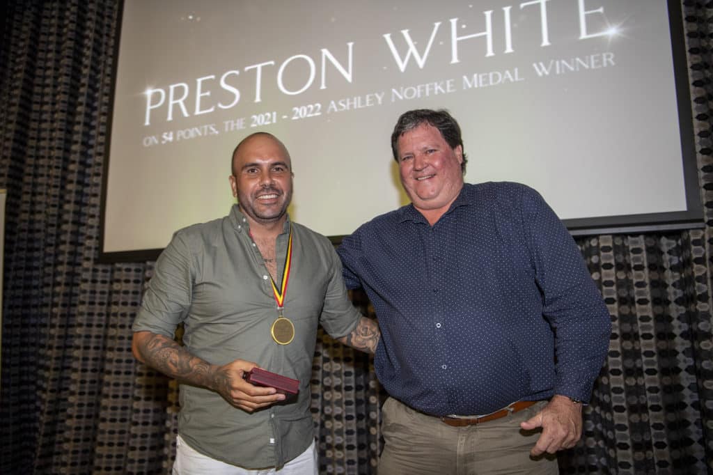Preston White Ashley Noffke Medalist Eddo Brandes